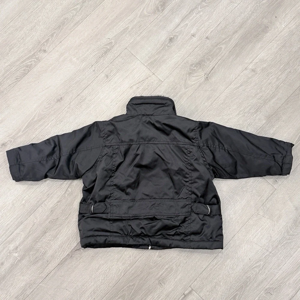 Vintage 1997 Warner Bros Studio Store Kids Tweety Bird Black Winter Jacket XXS
